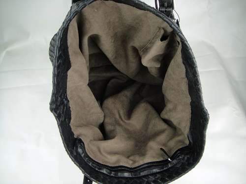 Bottega Veneta Lambskin Tote Bag 1027 black